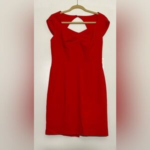 NWT Forever21 Red Back Cutout Dress